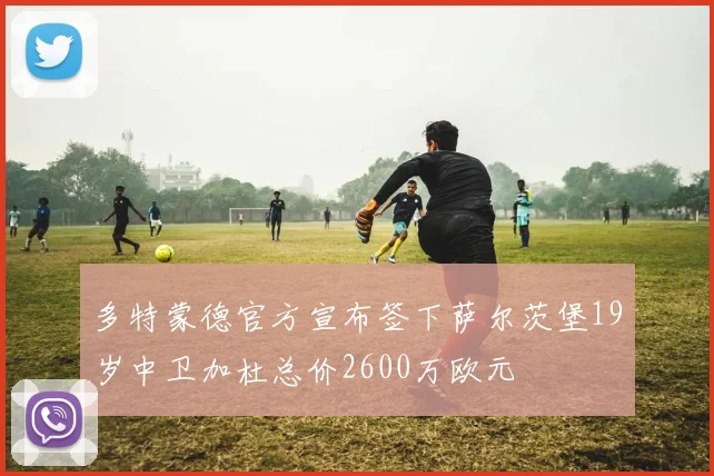 多特蒙德官方宣布签下萨尔茨堡19岁中卫加杜总价2600万欧元